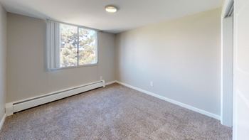 Carpeted bedrooms